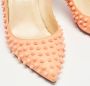 Christian Louboutin Pre-owned Leather heels Orange Dames - Thumbnail 7