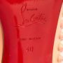 Christian Louboutin Pre-owned Leather heels Orange Dames - Thumbnail 9