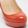 Christian Louboutin Pre-owned Leather heels Orange Dames - Thumbnail 6