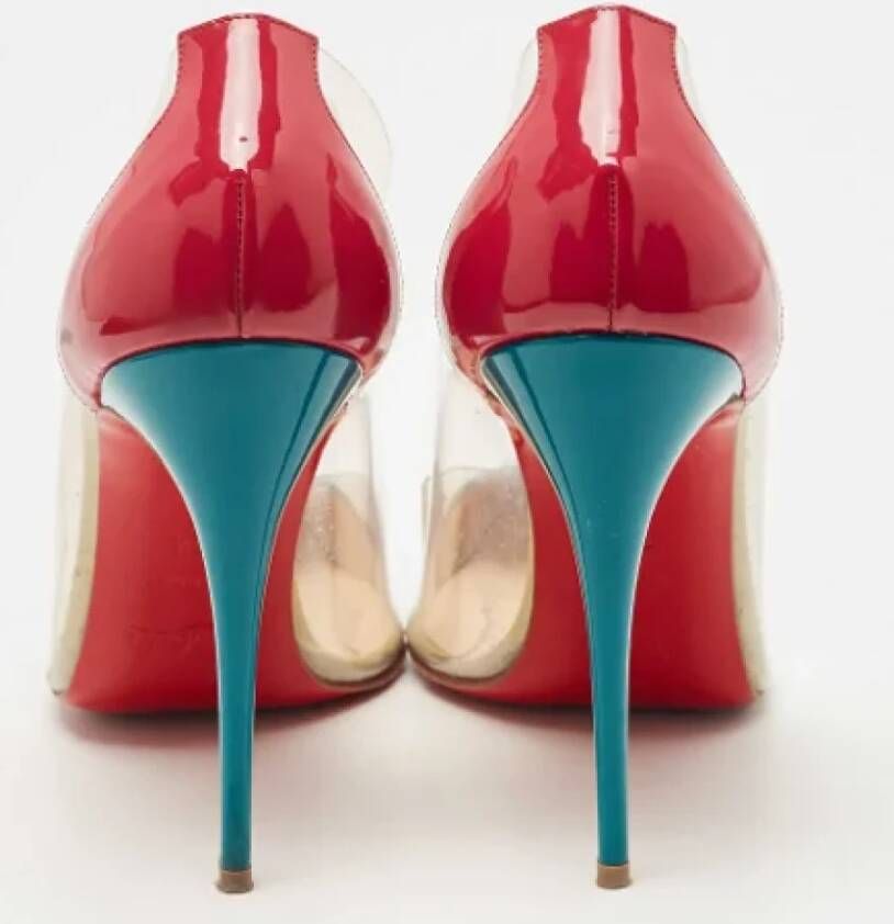 Christian Louboutin Pre-owned Leather heels Pink Dames