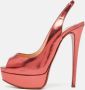 Christian Louboutin Pre-owned Leather heels Pink Dames - Thumbnail 2