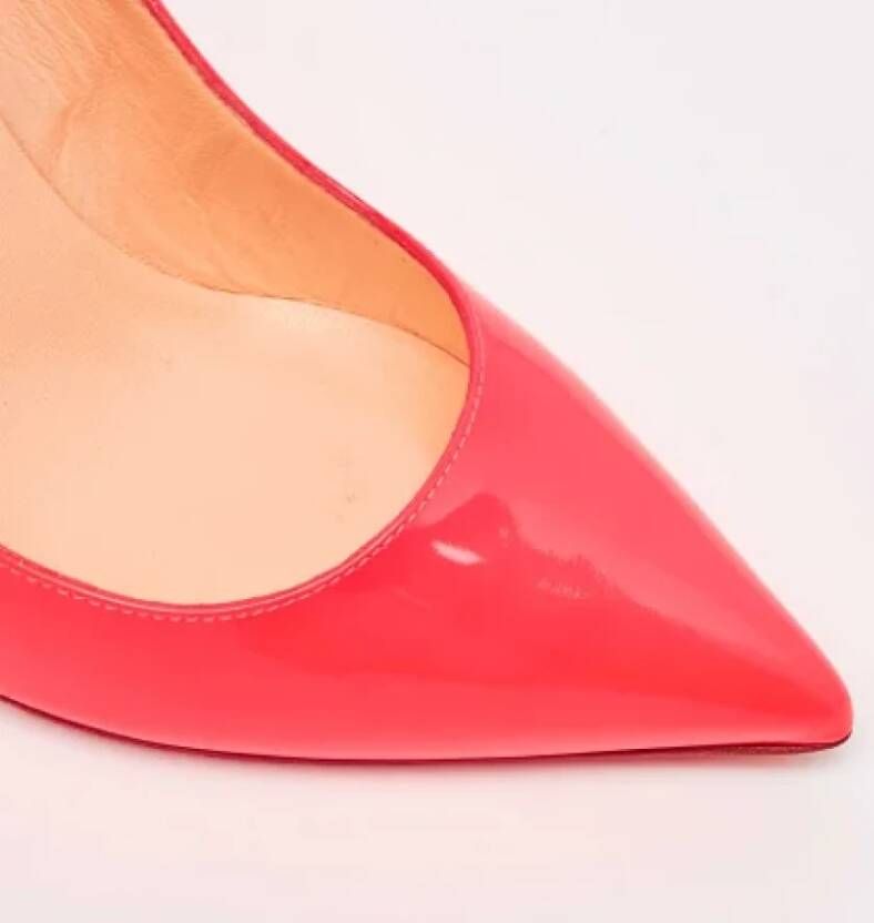 Christian Louboutin Pre-owned Leather heels Pink Dames