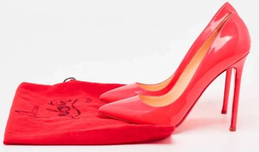 Christian Louboutin Pre-owned Leather heels Pink Dames