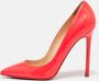 Christian Louboutin Pre-owned Leather heels Pink Dames - Thumbnail 2