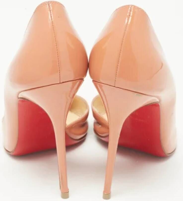 Christian Louboutin Pre-owned Leather heels Pink Dames