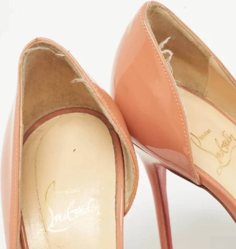 Christian Louboutin Pre-owned Leather heels Pink Dames