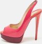 Christian Louboutin Pre-owned Leather heels Pink Dames - Thumbnail 2