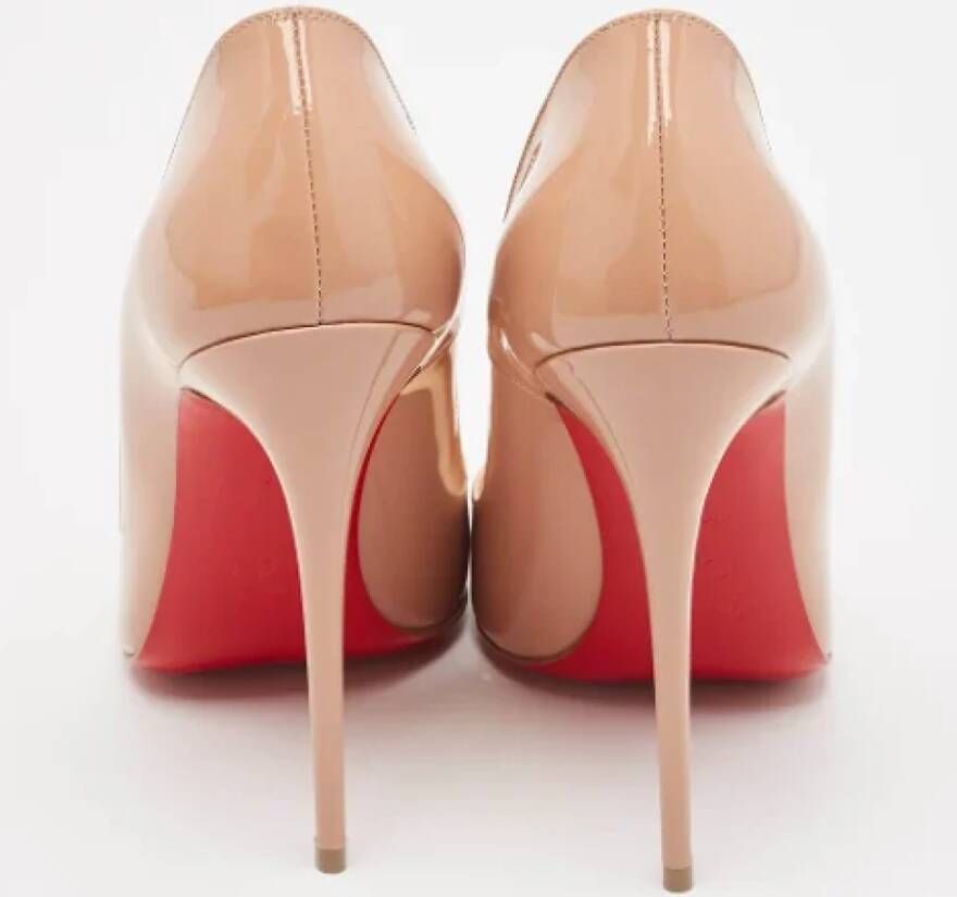 Christian Louboutin Pre-owned Leather heels Pink Dames