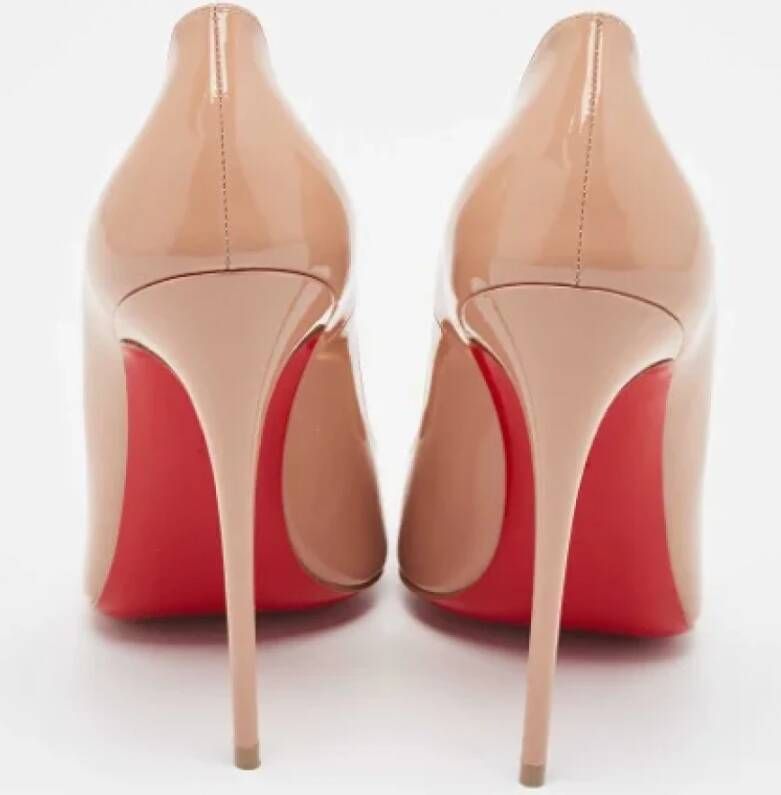 Christian Louboutin Pre-owned Leather heels Pink Dames