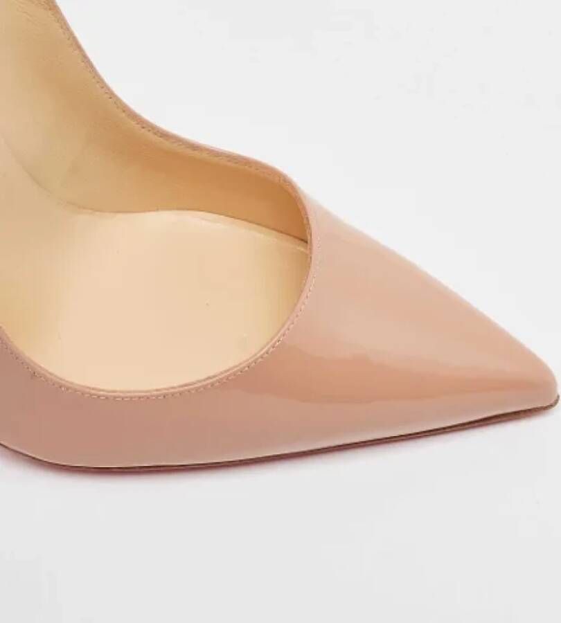 Christian Louboutin Pre-owned Leather heels Pink Dames