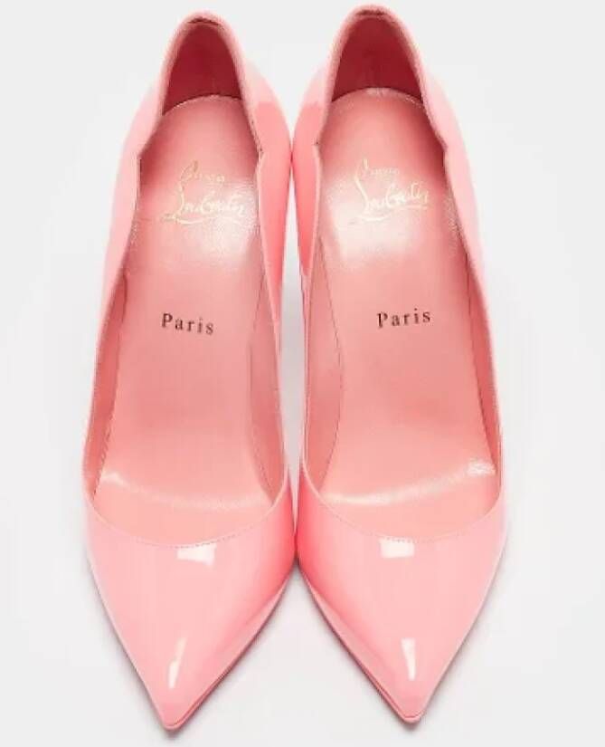 Christian Louboutin Pre-owned Leather heels Pink Dames