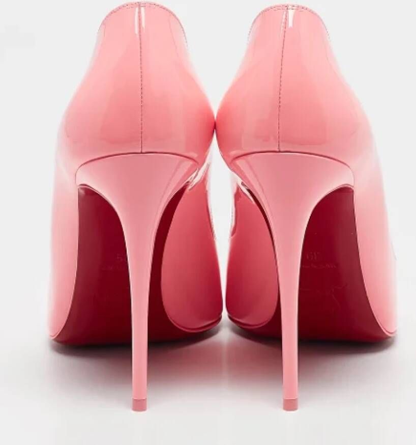 Christian Louboutin Pre-owned Leather heels Pink Dames