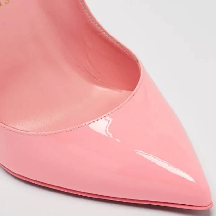 Christian Louboutin Pre-owned Leather heels Pink Dames