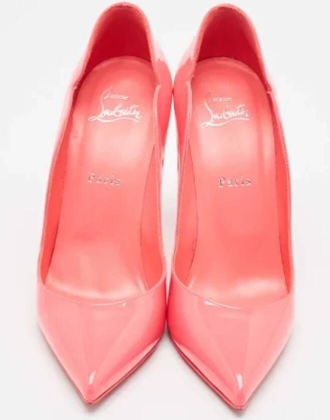 Christian Louboutin Pre-owned Leather heels Pink Dames