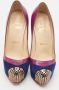 Christian Louboutin Pre-owned Leather heels Purple Dames - Thumbnail 3