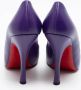 Christian Louboutin Pre-owned Leather heels Purple Dames - Thumbnail 5