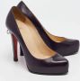 Christian Louboutin Pre-owned Leather heels Purple Dames - Thumbnail 4