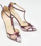 Christian Louboutin Pre-owned Leather heels Purple Dames - Thumbnail 4