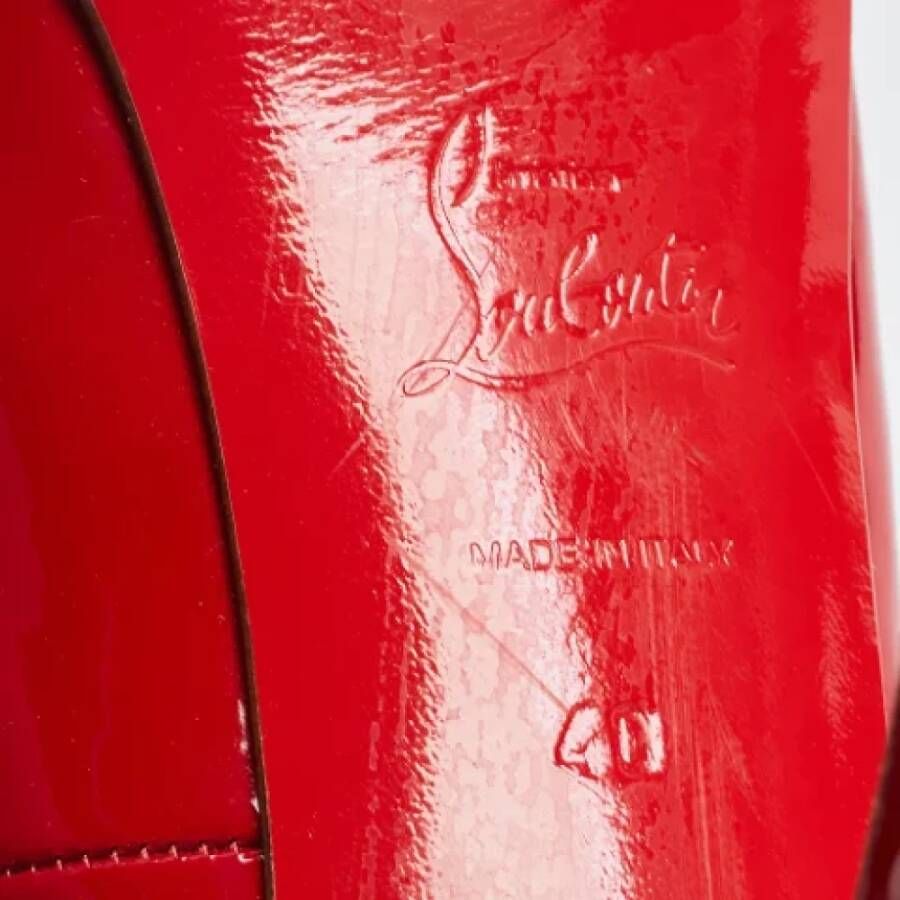 Christian Louboutin Pre-owned Leather heels Red Dames