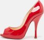 Christian Louboutin Pre-owned Leather heels Red Dames - Thumbnail 2