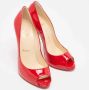 Christian Louboutin Pre-owned Leather heels Red Dames - Thumbnail 4