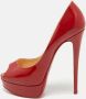 Christian Louboutin Pre-owned Leather heels Red Dames - Thumbnail 2