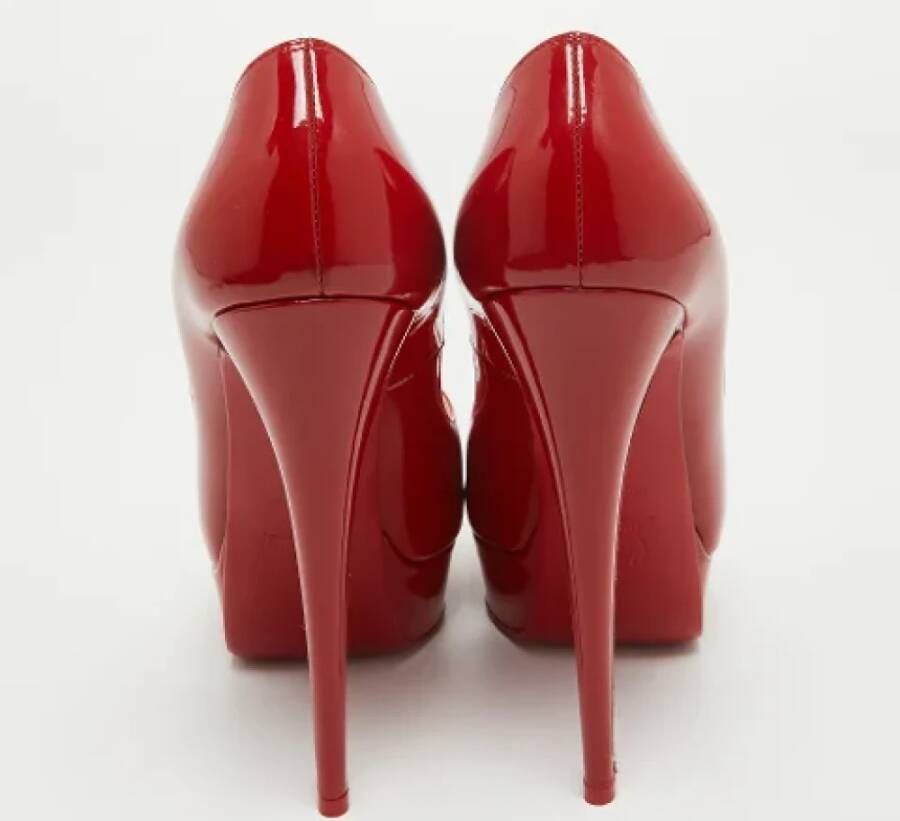 Christian Louboutin Pre-owned Leather heels Red Dames