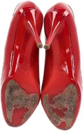 Christian Louboutin Pre-owned Leather heels Red Dames