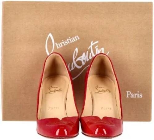 Christian Louboutin Pre-owned Leather heels Red Dames