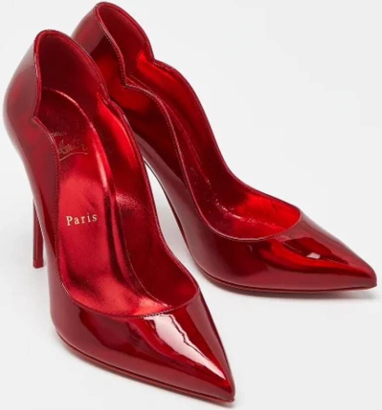 Christian Louboutin Pre-owned Leather heels Red Dames