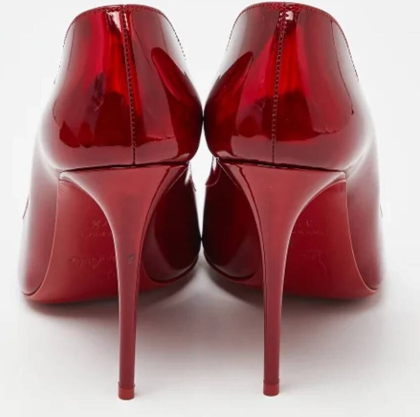 Christian Louboutin Pre-owned Leather heels Red Dames