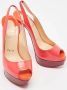 Christian Louboutin Pre-owned Leather heels Red Dames - Thumbnail 4