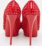 Christian Louboutin Pre-owned Leather heels Red Dames - Thumbnail 4