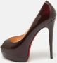 Christian Louboutin Pre-owned Leather heels Red Dames - Thumbnail 2