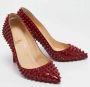 Christian Louboutin Pre-owned Leather heels Red Dames - Thumbnail 4