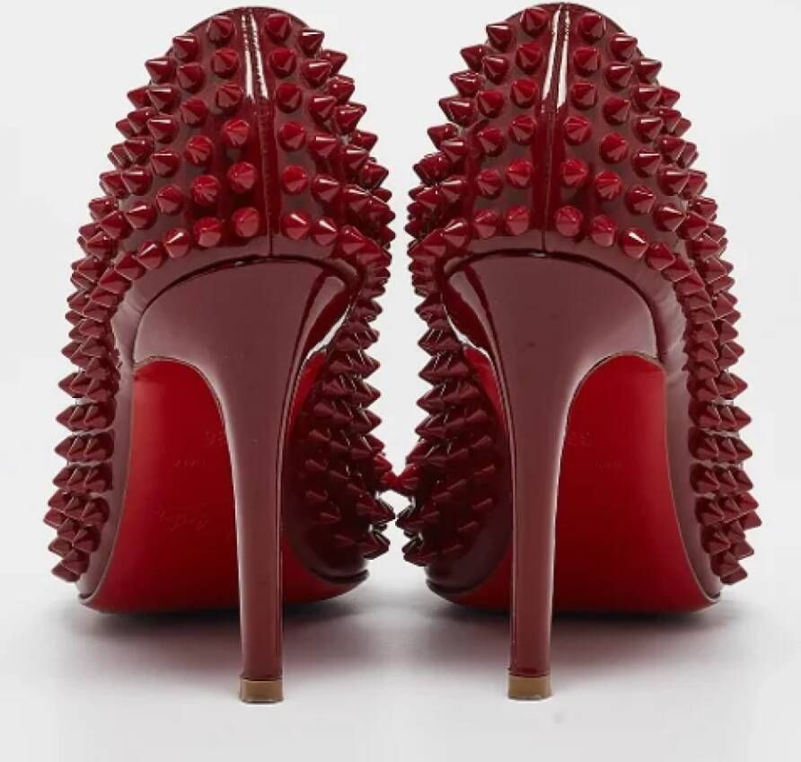 Christian Louboutin Pre-owned Leather heels Red Dames