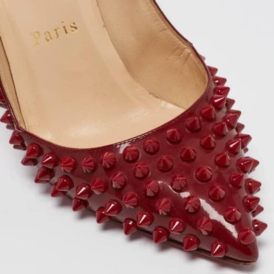 Christian Louboutin Pre-owned Leather heels Red Dames