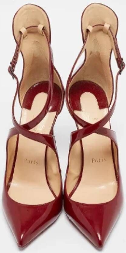 Christian Louboutin Pre-owned Leather heels Red Dames