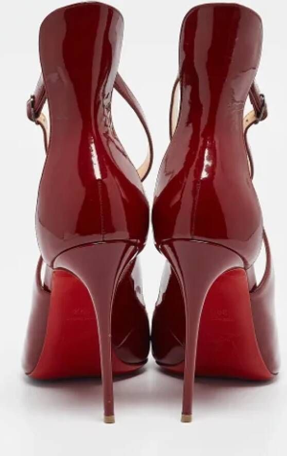 Christian Louboutin Pre-owned Leather heels Red Dames