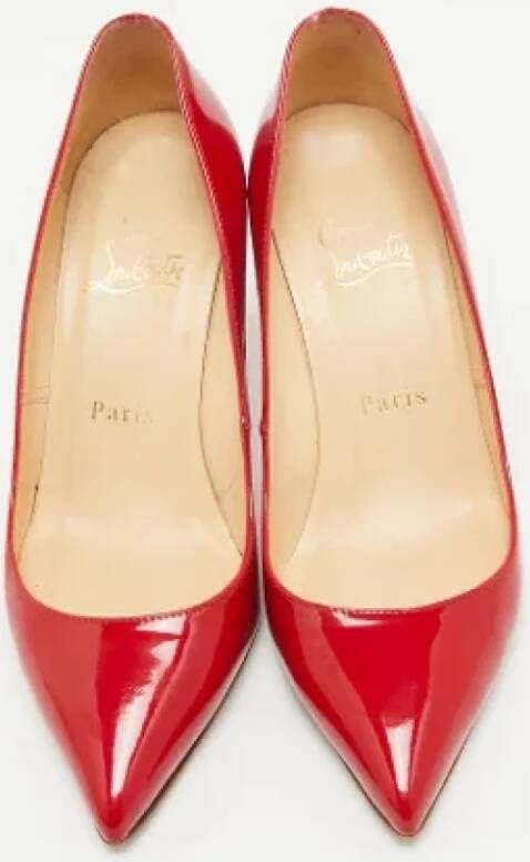 Christian Louboutin Pre-owned Leather heels Red Dames