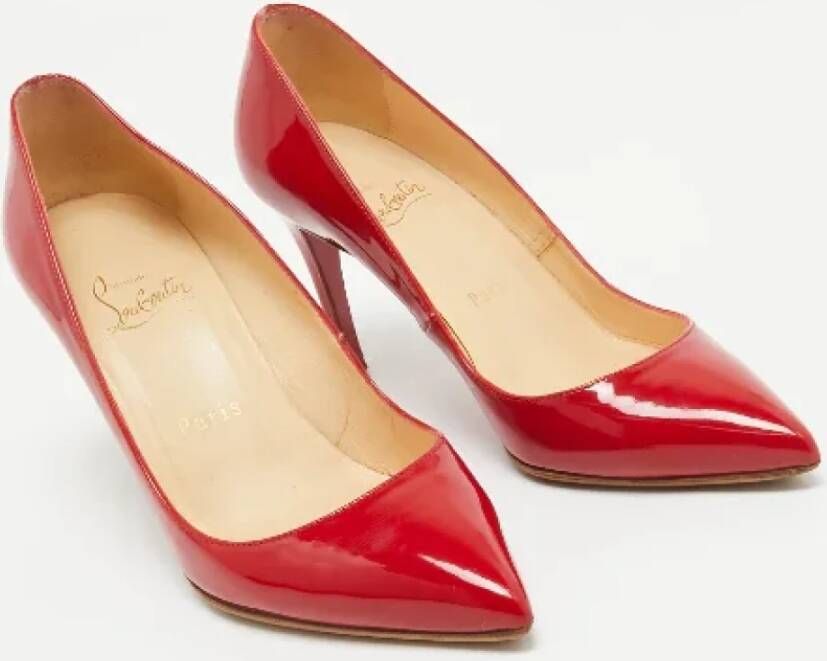 Christian Louboutin Pre-owned Leather heels Red Dames