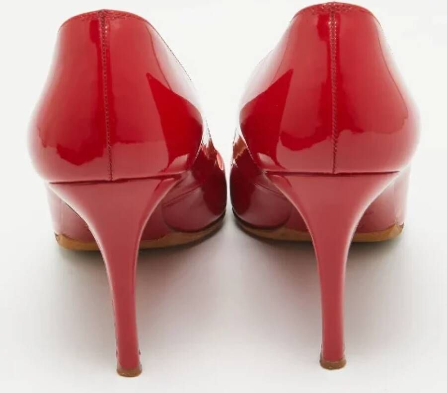 Christian Louboutin Pre-owned Leather heels Red Dames