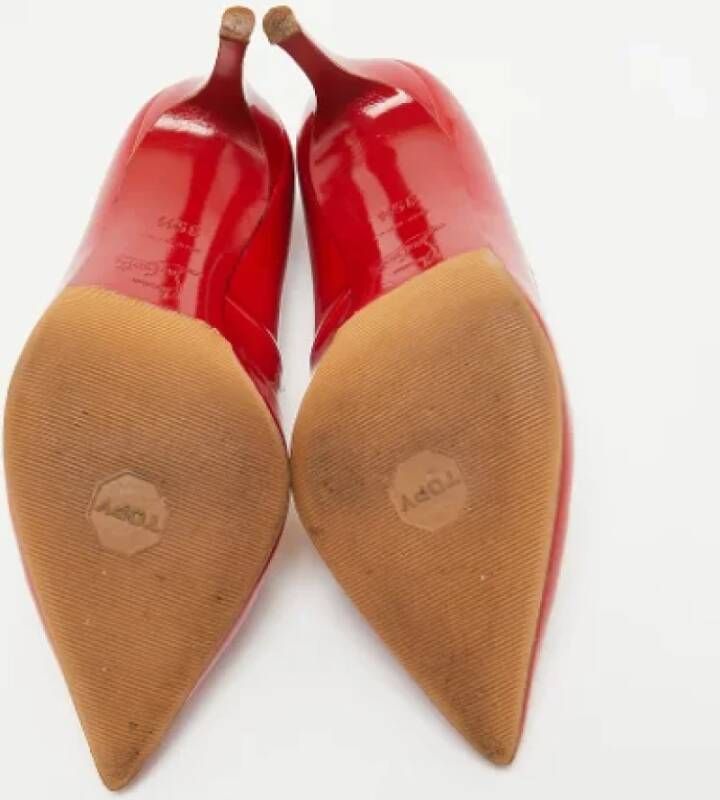 Christian Louboutin Pre-owned Leather heels Red Dames