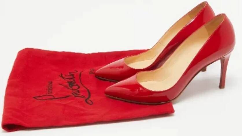 Christian Louboutin Pre-owned Leather heels Red Dames