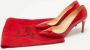 Christian Louboutin Pre-owned Leather heels Red Dames - Thumbnail 9