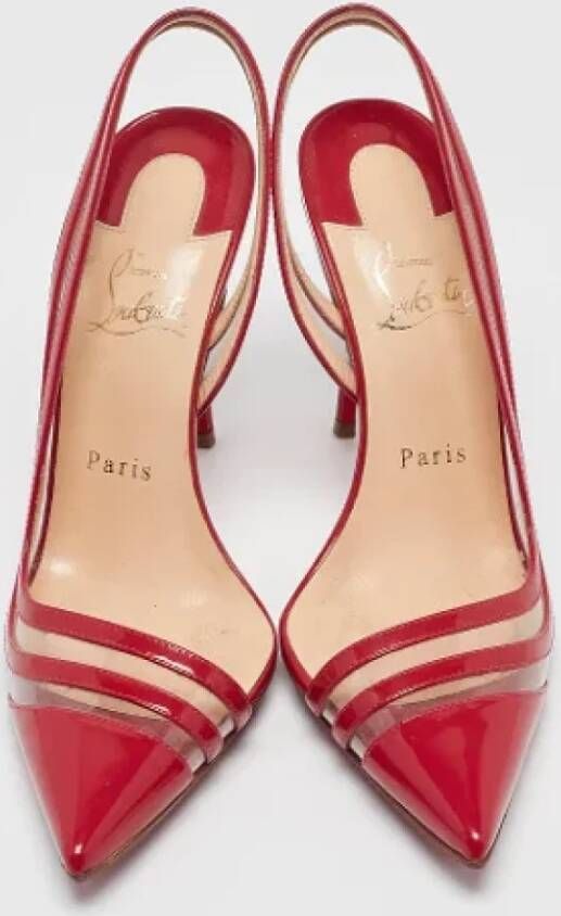 Christian Louboutin Pre-owned Leather heels Red Dames