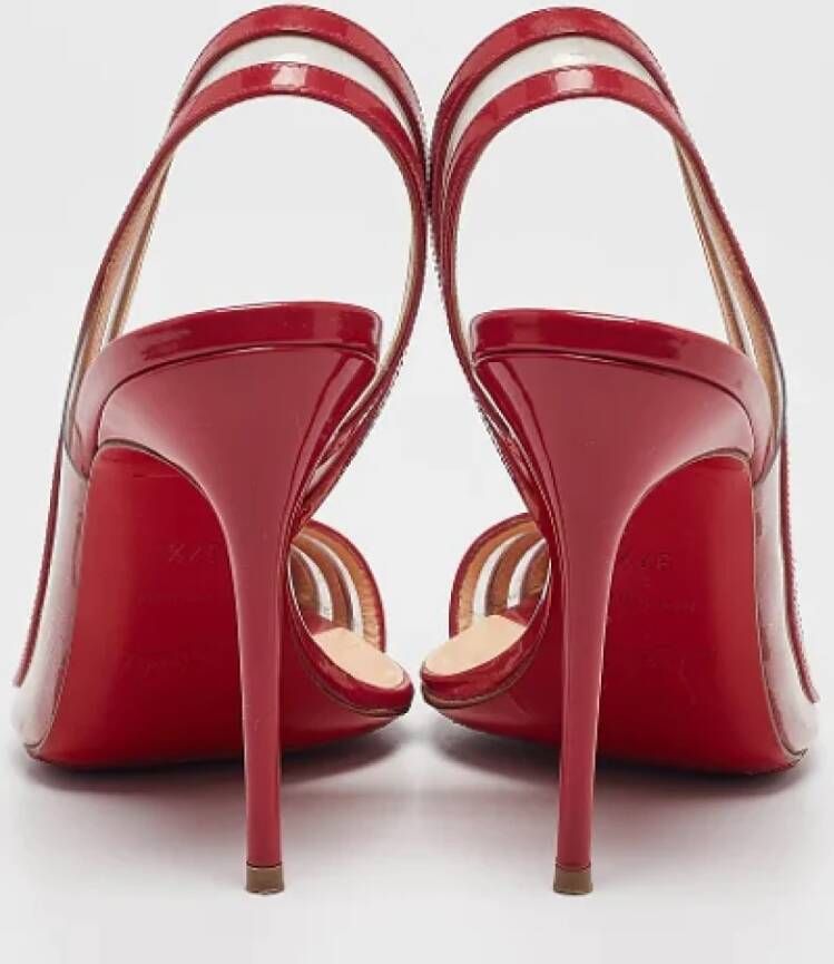 Christian Louboutin Pre-owned Leather heels Red Dames