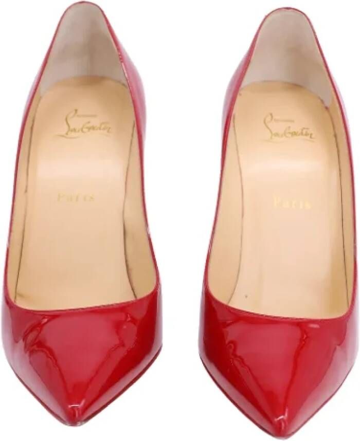 Christian Louboutin Pre-owned Leather heels Red Dames