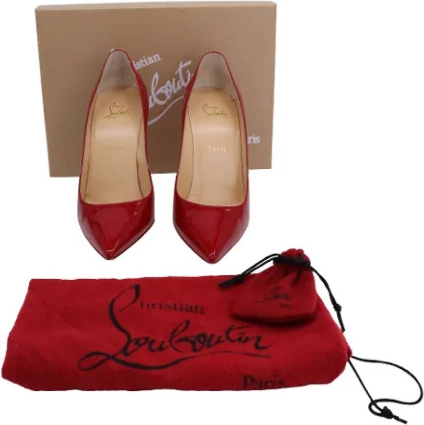 Christian Louboutin Pre-owned Leather heels Red Dames