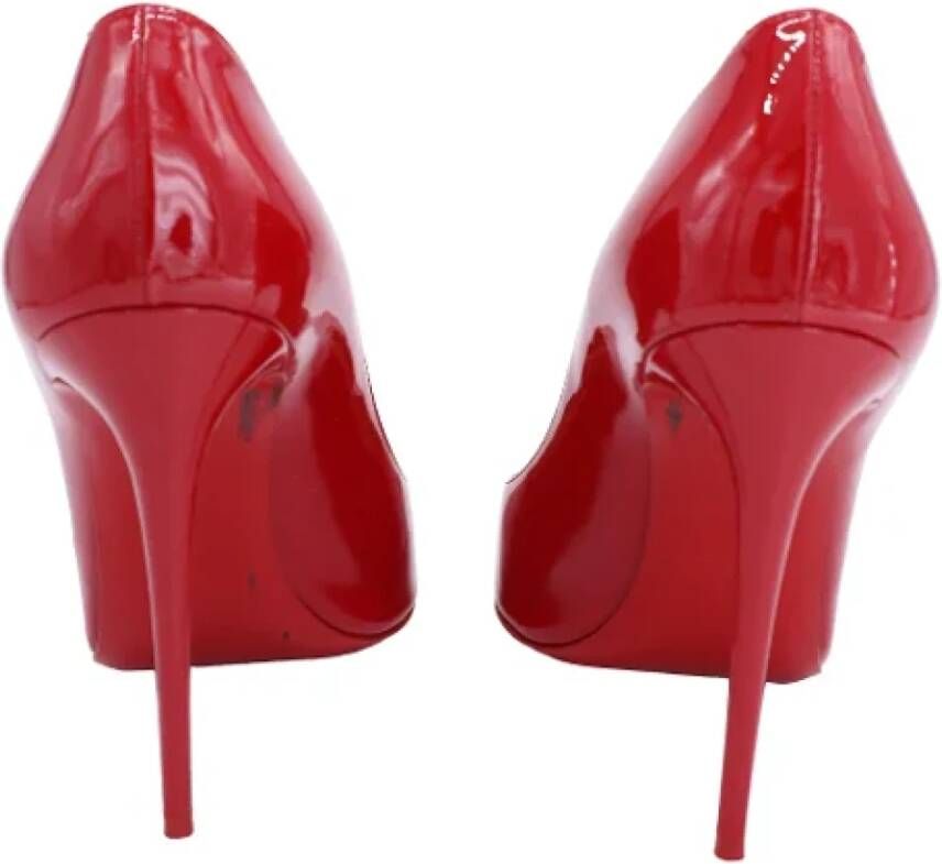 Christian Louboutin Pre-owned Leather heels Red Dames